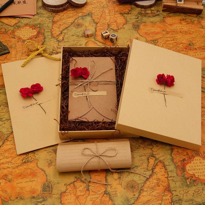 Wax Seal Letter Kit - المغلف الرجعية رومانسية زهرة الديكور القرطاسية