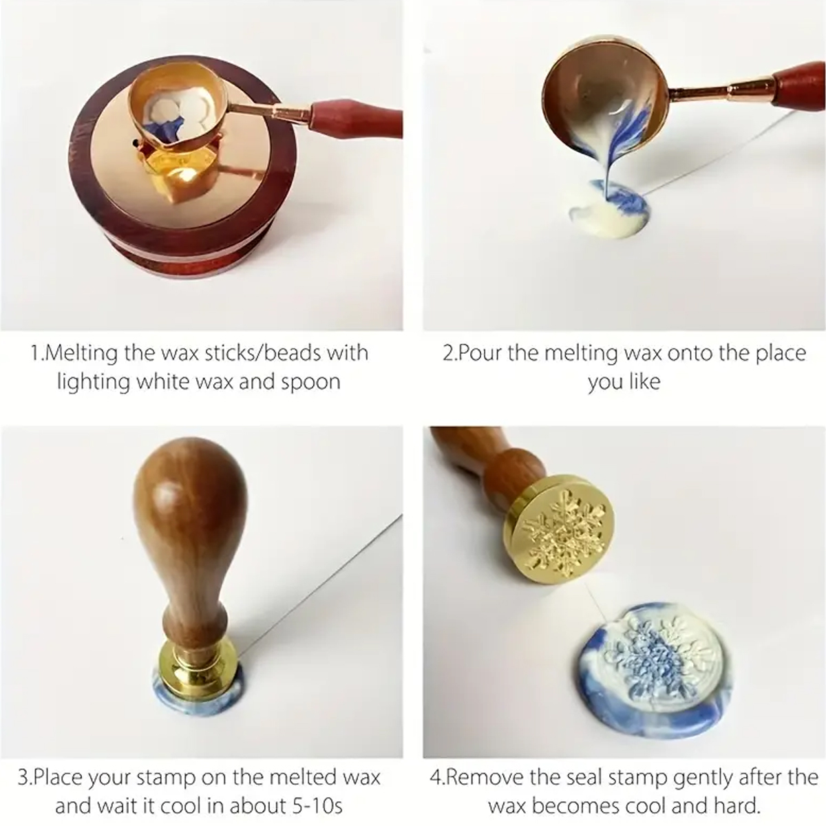 طقم ختم شمعي لختم الحروف والطو - مراجعة Wax Seal Letter Kit وسعره