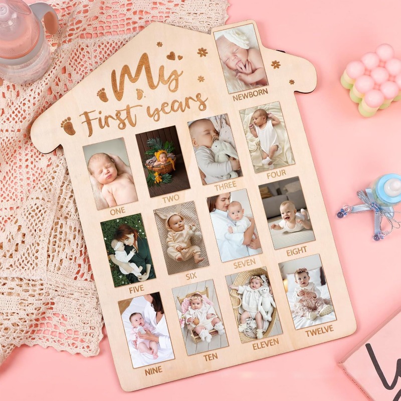 إطار صورة تذكاري خشبي للأطفال، - مراجعة Engraved Wood Frame وسعره