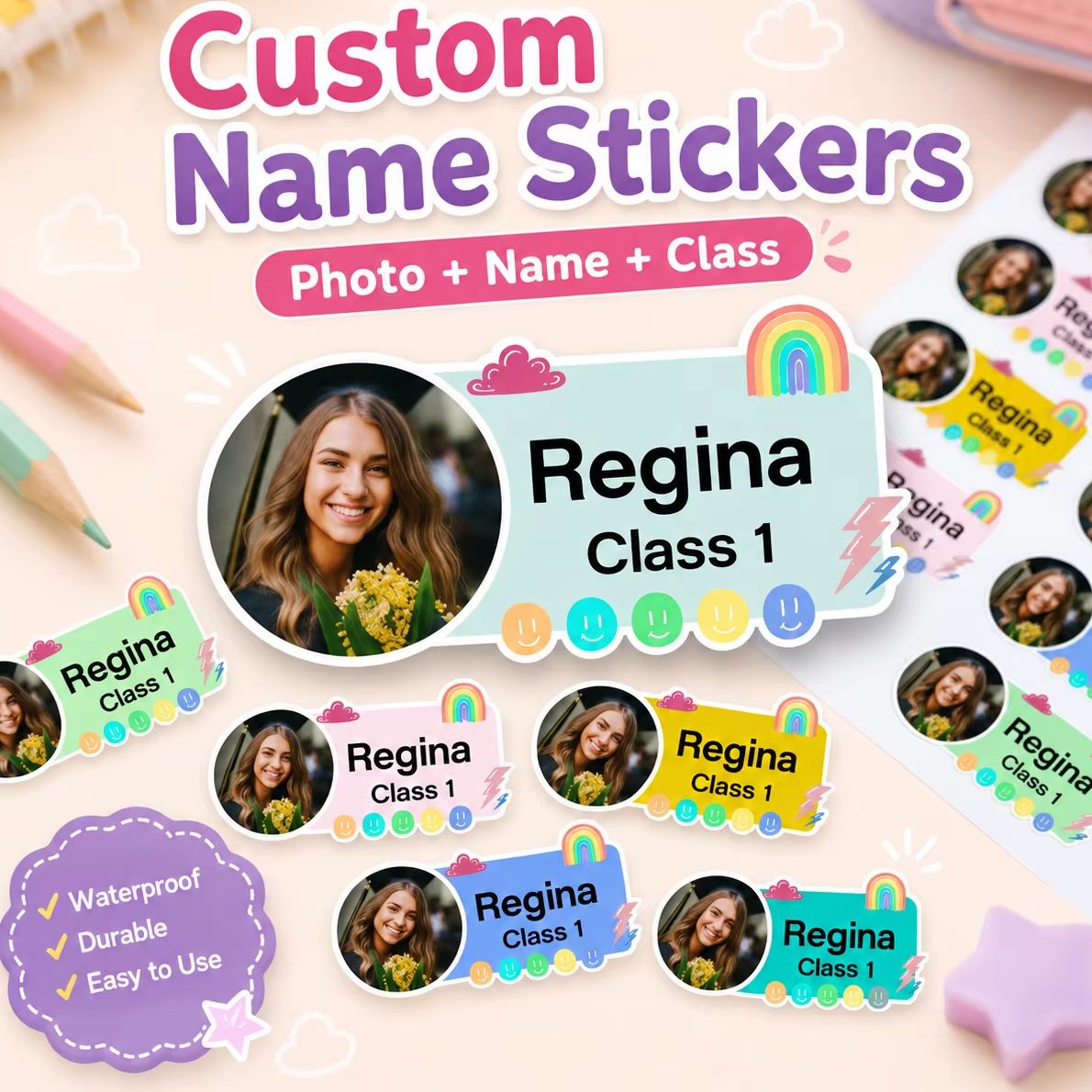 ملصقات صور مخصصة، ملصقات أسماء - مراجعة Custom Photo Book وسعره