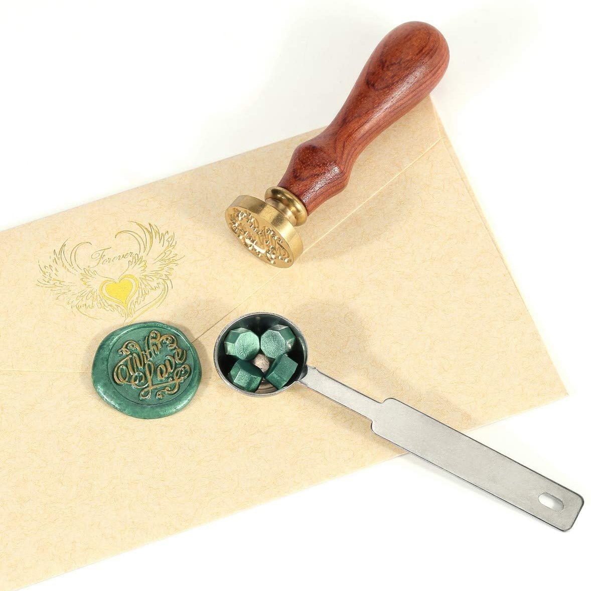 خرز شمع الختم AT84، 200 قطعة م - مراجعة Wax Seal Letter Kit وسعره
